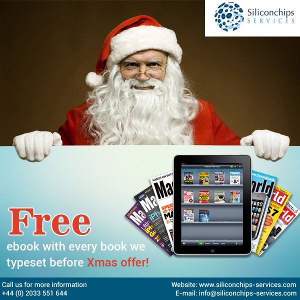 siliconchipsuk's tweet photo. #eBookservices
Free! @eBook with every typeset before #Xmas Offer
https://t.co/1qRVImhkch https://t.co/keVA5EPBr9