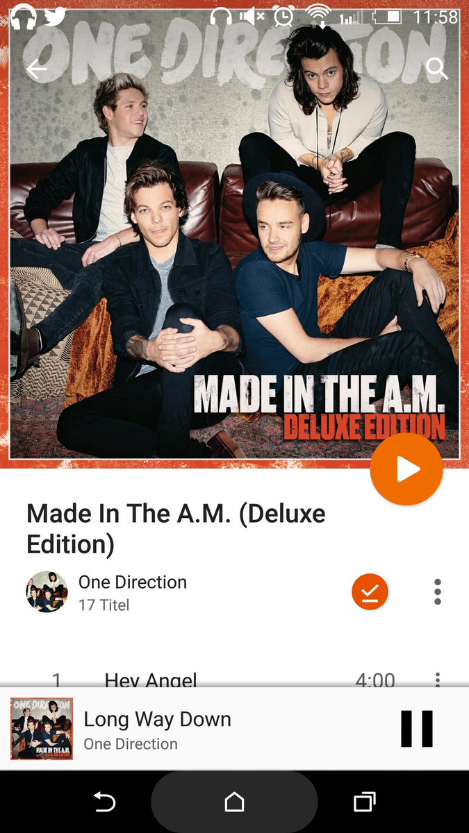 1DIfICouldFly1D's tweet photo. Can't stop listening😍😍❤
An incredible Album 🎵💿🎶✨
#1DMadeinAM #MadeInTheAM #Fr1Day13 #1D #MITAMIsOut https://t.co/KHSsMU2bC4