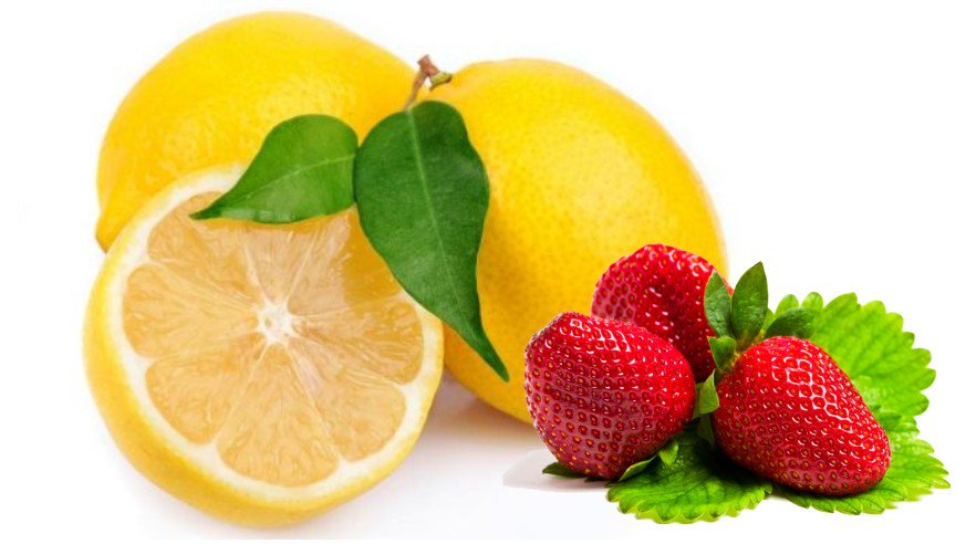 Image result for A lemon contains more sugar than a strawberry.