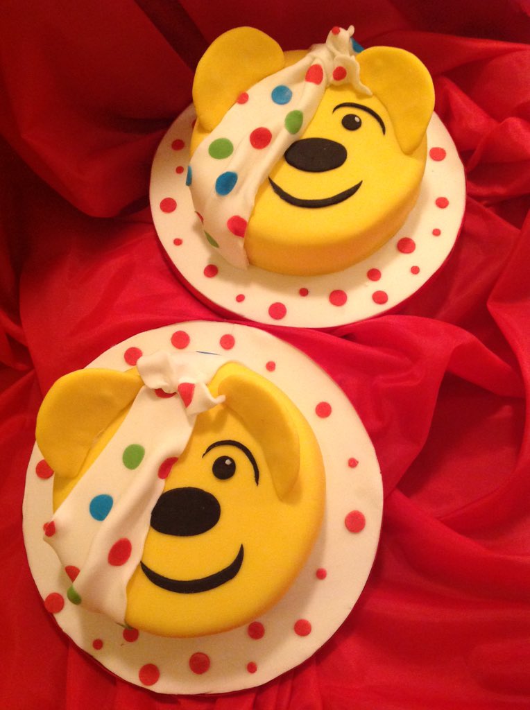 CupsTearoom's tweet photo. Good luck today #childreninneed #pudsey #cakes #digdeepgivegenerously https://t.co/gBFDBoPoEn