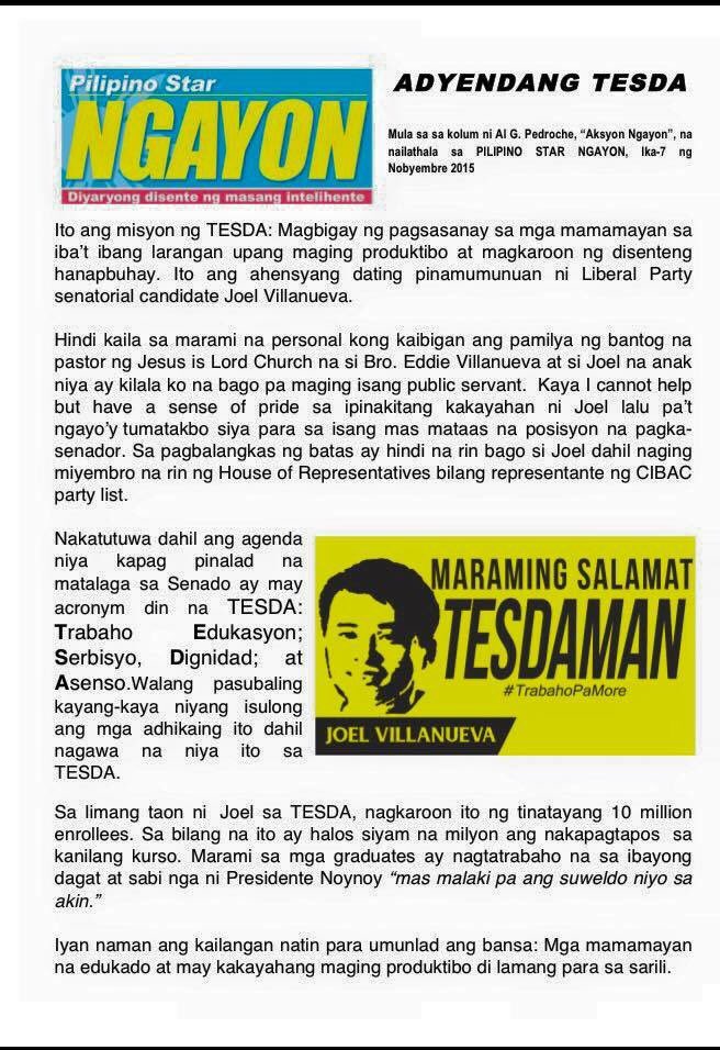 babez777's tweet photo. IKAW NA!
Ang Senador na kailangan ng Bayan!
@JVillanueva2016 https://t.co/Qw0kyxGpyS