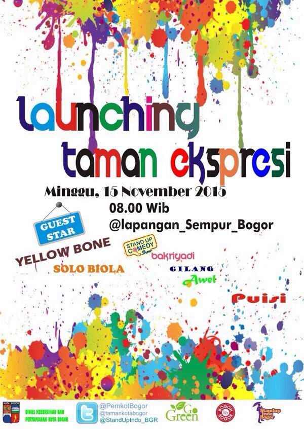 StandUpIndo_BGR's tweet photo. Car Free Day bakal lebih meriah di hari Minggu besok.. ada @BakriyadiArifin @Gilang_Prawira3 dan @Aweldul https://t.co/hzSSkIfkcj