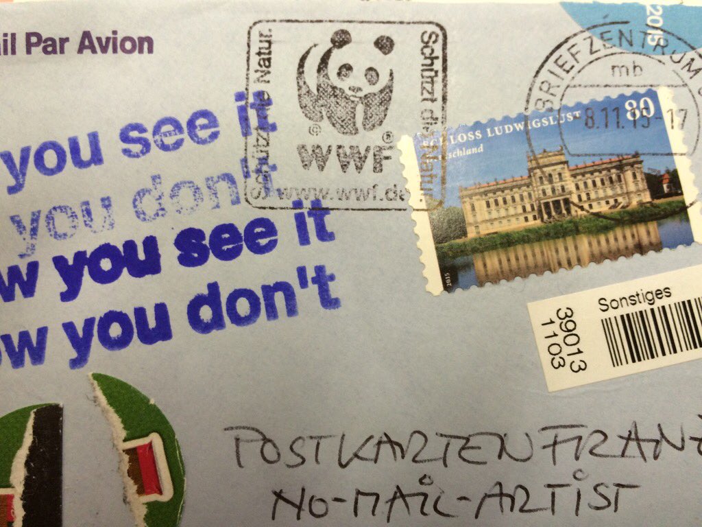 postkartenfranz's tweet photo. Die Papierpolizei hat immer Recht. Au hier, zudem sehr elegant. Merci für die Post, Jürgen O! #mailart #paperpolice https://t.co/Yw9YjwTvjF