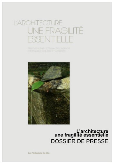 degioanni's tweet photo. "L'architecture, une fragilité essentielle", sur le travail d'Emmanuelle Colboc #teamarchi https://t.co/B9K1cmlG2O https://t.co/FPwCM8FteR