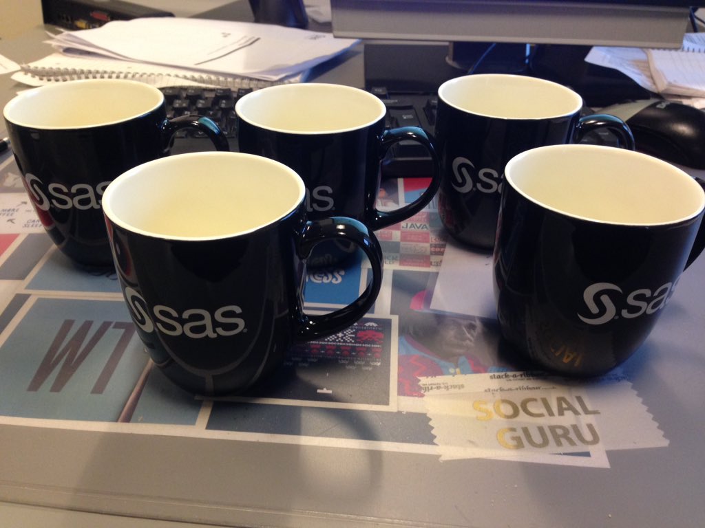 lasse_olsen's tweet photo. Den kaffe drikker jo ikke sig selv #sas #CoffeeAnalytics https://t.co/EJHxGx6Csz