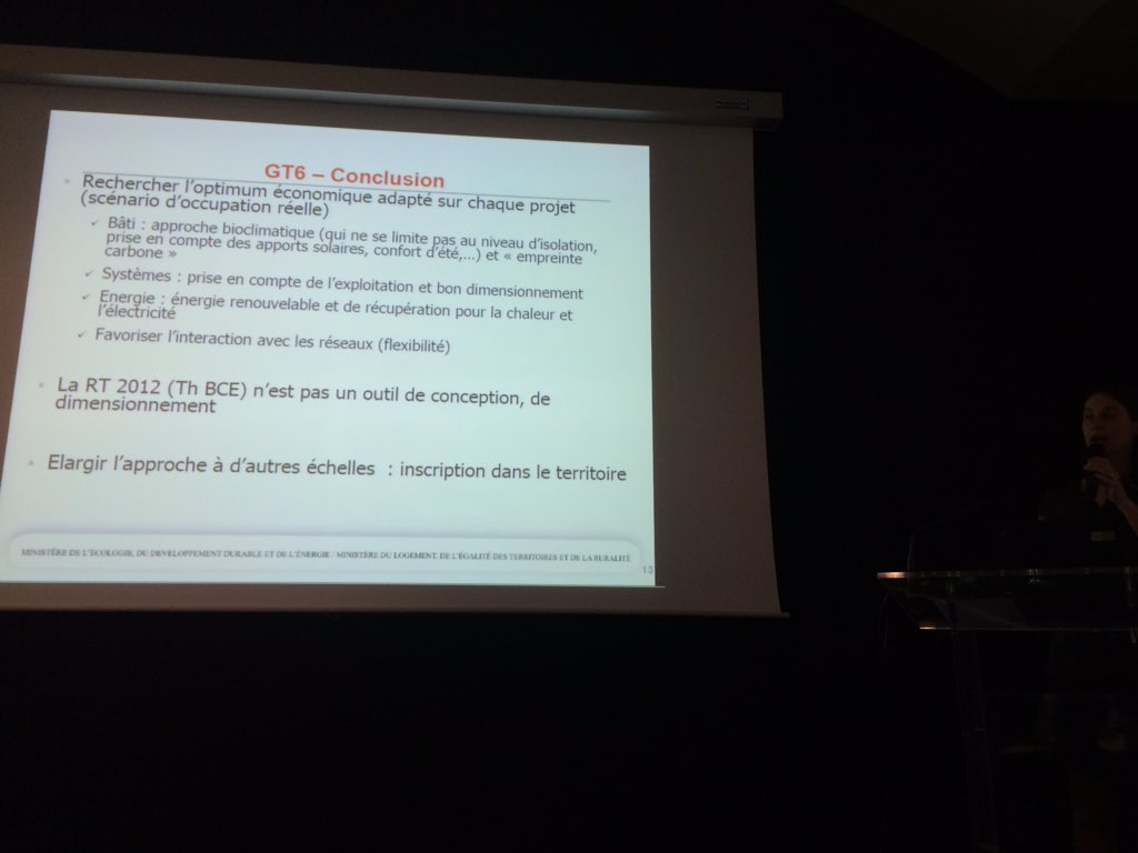 Olivier_S's tweet photo. Au #CSTB pour la vision @ifpeb du #BEPOS2point0. La DHUP défend une approche pertinente à la maille du territoire. https://t.co/TKwFXpiEVm