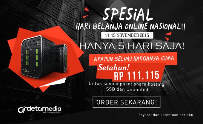 hostunlimited1's tweet photo. "Heboh Promo Hosting Harga Rp.111.115 Setahun!"

Selengkapnya => https://t.co/2jtMhg6Ulg https://t.co/8sOXcugQ3j