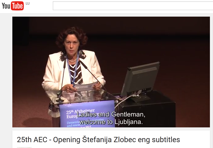 AlzheimerEurope's tweet photo. #25AEC opening ceremony vids available w/English subtitles on our Youtube channel + website https://t.co/uTTBsyXQF1 https://t.co/sBBndAcXtI