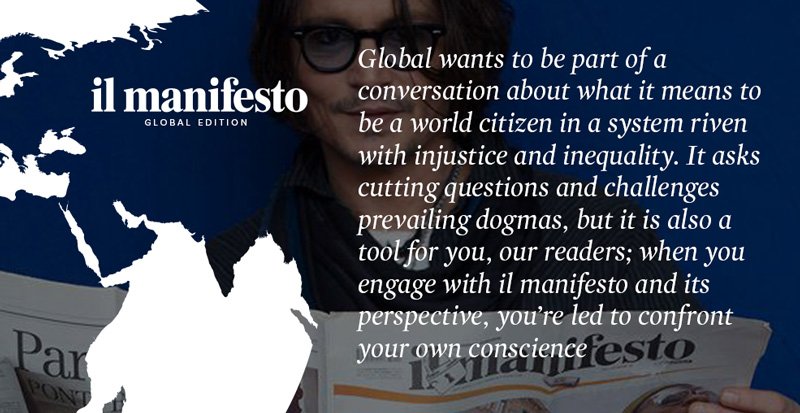 killer1loop's tweet image. We are closely working with @manifestoglobal to bring their journalism to a global audience ilmanifesto.info/il-manifesto-b…