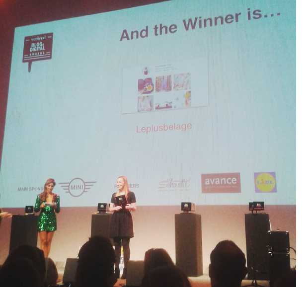 LeVifWeekend's tweet photo. Félicitations à tous les gagnants des Weekend Blog & Digital Awards 2015 https://t.co/9mZhOKWkWc #weekendblogawards https://t.co/NkiPyqNAd1
