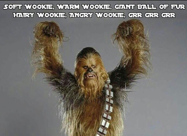 Retromerryhill's tweet photo. Happy Friday all! #starwars #starwarsfriday #wookie #chewbacca https://t.co/Jv4w731rm9