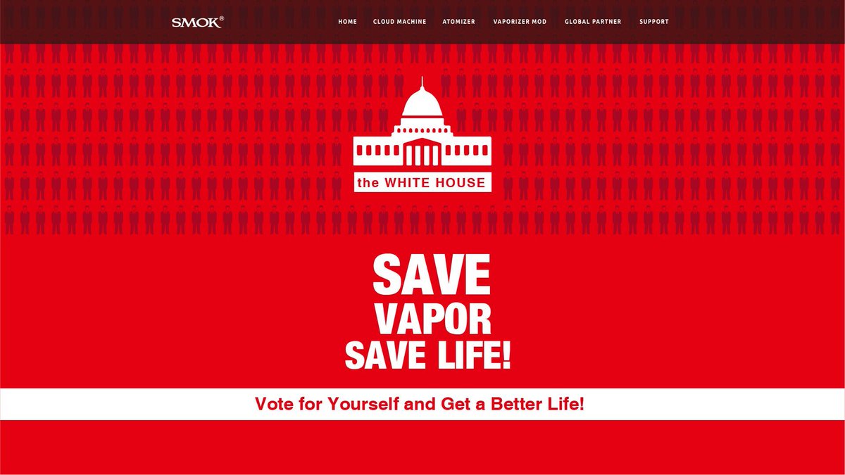 koopor's tweet photo. Save Vapor, Save Life!
Vote for yourself and get a better life!
https://t.co/X5OkcmVEQE https://t.co/fH0HsjDiAF