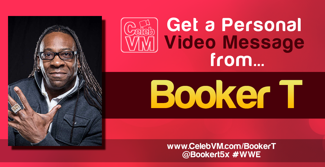 hiyamessages's tweet photo. Booker T Personal Video Messages https://t.co/5eiT3cdPig @BookerT5x #WWE https://t.co/eIvECogz4A