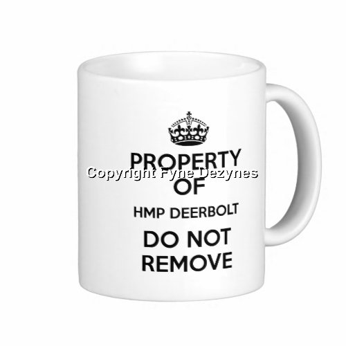 BTGUKORG's tweet photo. Prison mug available via https://t.co/k2GAUnJ4Sb … is Property of HMP Deerbolt Do Not Remove only £4.99 plus P&amp;P https://t.co/SqsraDnmTU