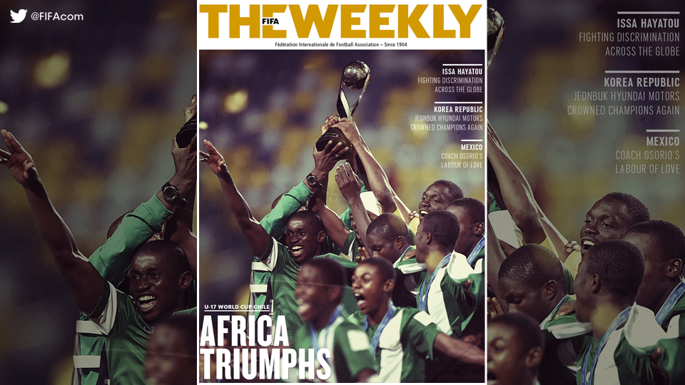 FIFAcom's tweet photo. #TheFIFAWeekly
Nigeria's #U17WC triumph in focus, plus @setoo9's 11 for Health tour & more
https://t.co/maAjR7vo8A https://t.co/LD7Nzsluyz
