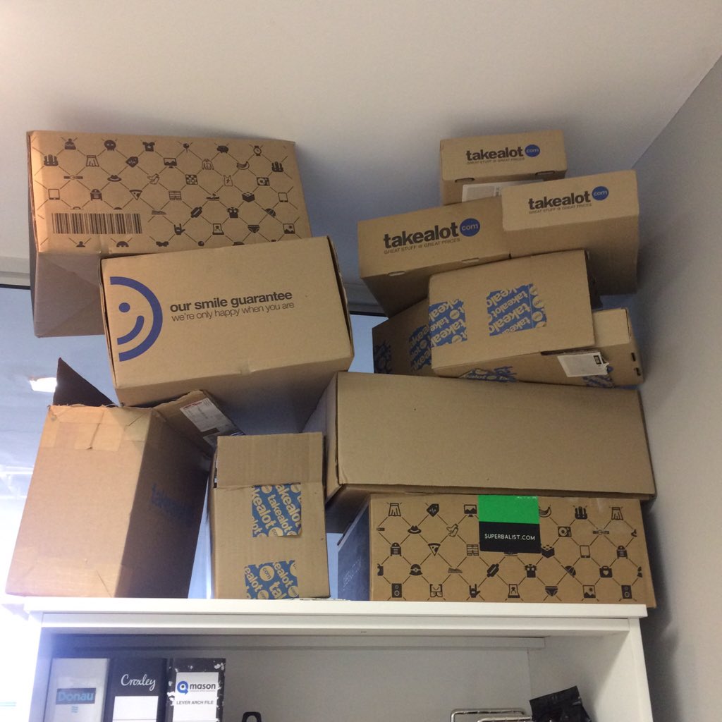 BizWazza's tweet image. .@TAKEALOT I think I might have a problem.  I blame @superbalist too! #ecommerceproblems