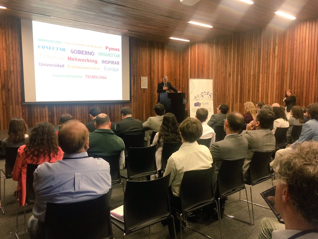 CentroinnovaUC's tweet photo. "Confluencia d/empresas y centros de conocimiento es fundamental, tal como ha sido en #ElanNetwork_Chile" @AlfonsoGM https://t.co/Fht3GQWyV7