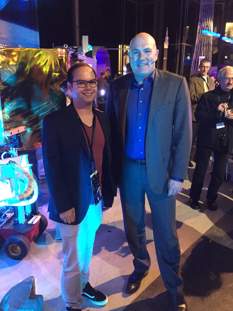 MaceSpaceNerd's tweet photo. It has been a fantastic #TEDxESA show - thanks to @astro_andre for guiding us through #ScienceBeyondFiction https://t.co/fnxZB6K2Vv