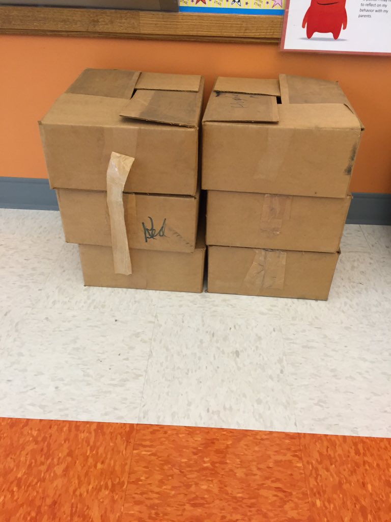 MrsBurdenSL's tweet photo. 6 boxes filled with pencils plus so many more pencils already collected! #ariangschool @groundup193 @syracuselatin https://t.co/wfymnUbxZm