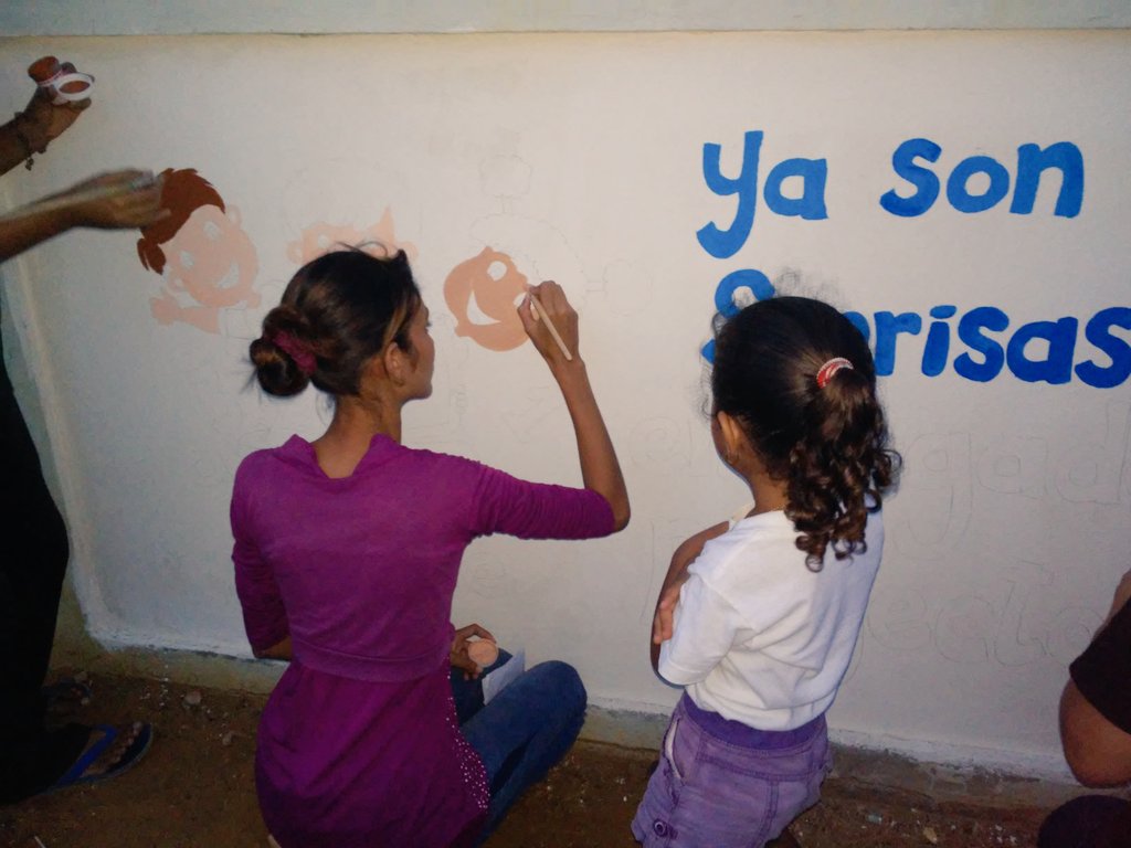 CBITMirthaFaria's tweet photo. Muralazo #4MillonesDeCanaimas @cbitmunmauroa @Fundabit_Falcon https://t.co/CW7CfZrWkS