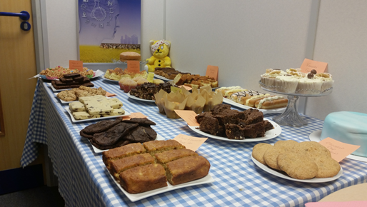 Our #cakesale for <a href="/BBCCiN/">BBC Children in Need</a>  raised over £160! There wasn't a single slice left in the office #BBCCCiN #pudsey #donate