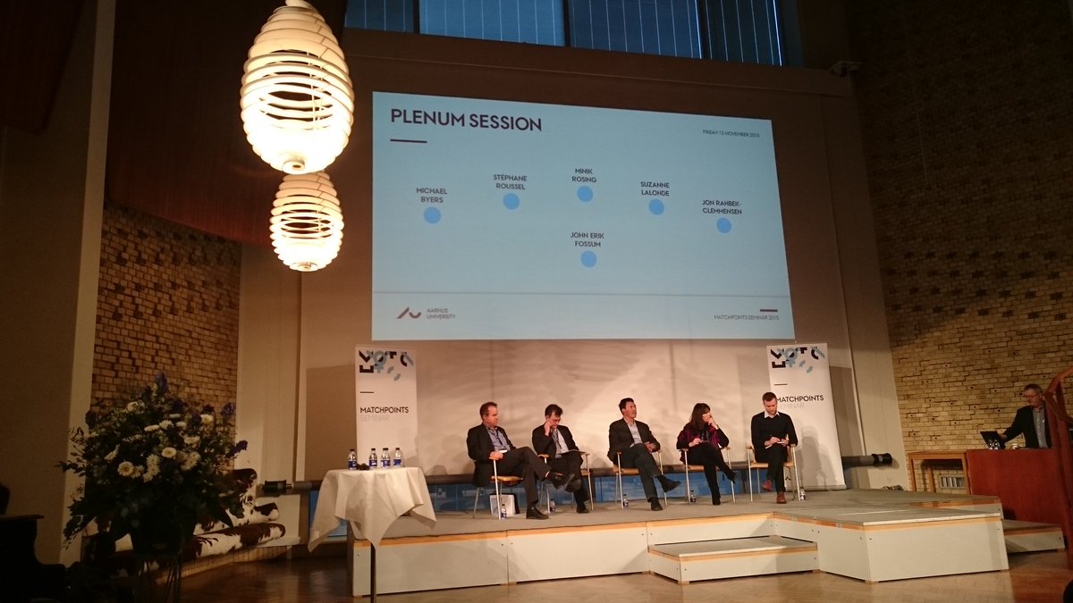 ParnunaEgede's tweet photo. Closing plenary w. panel summarizing 'Security &amp; Governance in Globalized #Arctic' #MatchPoints2015 #MatchPoints15 https://t.co/IMjDq39eho