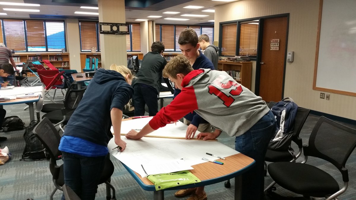 CMSLibrarian's tweet image. Doing graphing in the CLC today.  I am learning something new today! #coltchat  #cmscolts #gcisdlib