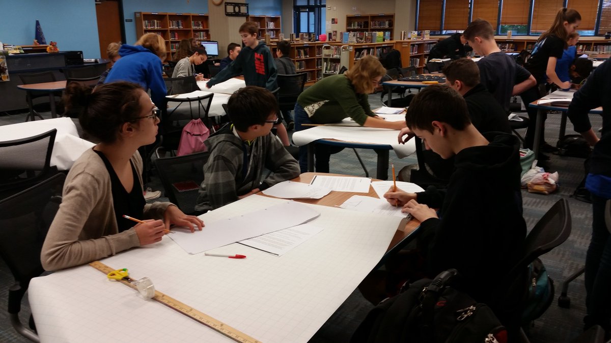 CMSLibrarian's tweet image. Doing graphing in the CLC today.  I am learning something new today! #coltchat  #cmscolts #gcisdlib