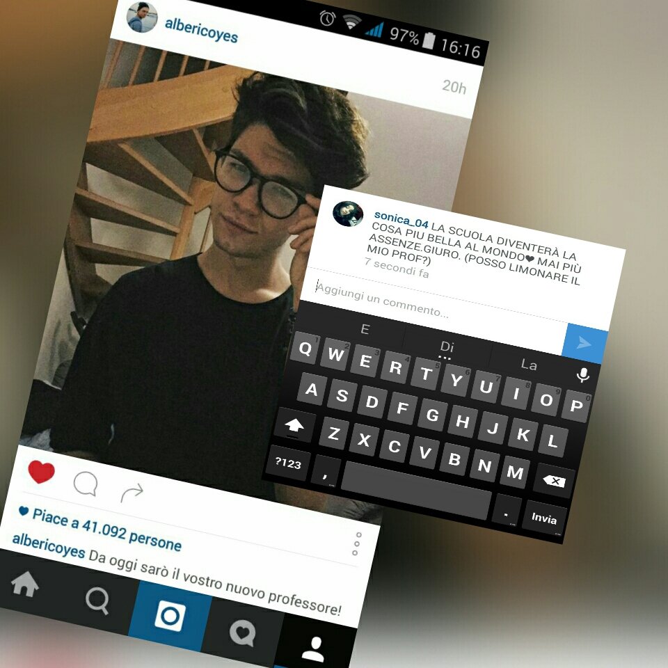 sonicabum's tweet photo. @Albericoyes  io non sono normale😂❤❤ https://t.co/Oeo3n79og9