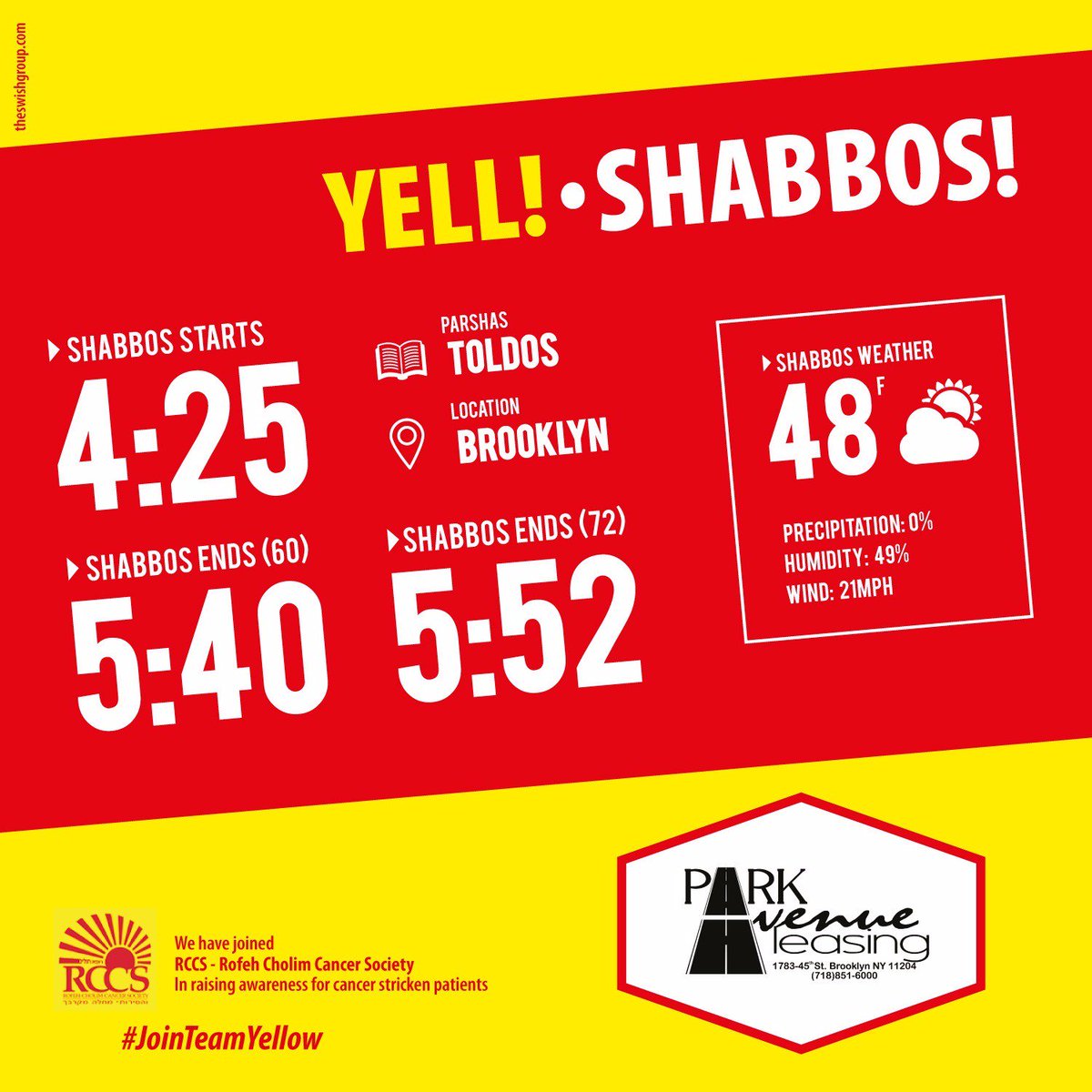 ParkALeasing's tweet image. We have Joined @RCCScancer in raising awareness for cancer stricken patients
#JoinTeamYellow