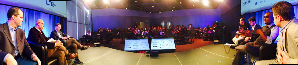 pietromarx's tweet image. View from the stage before taking @disruptmobility #dmo2015 @LAMayorsOffice