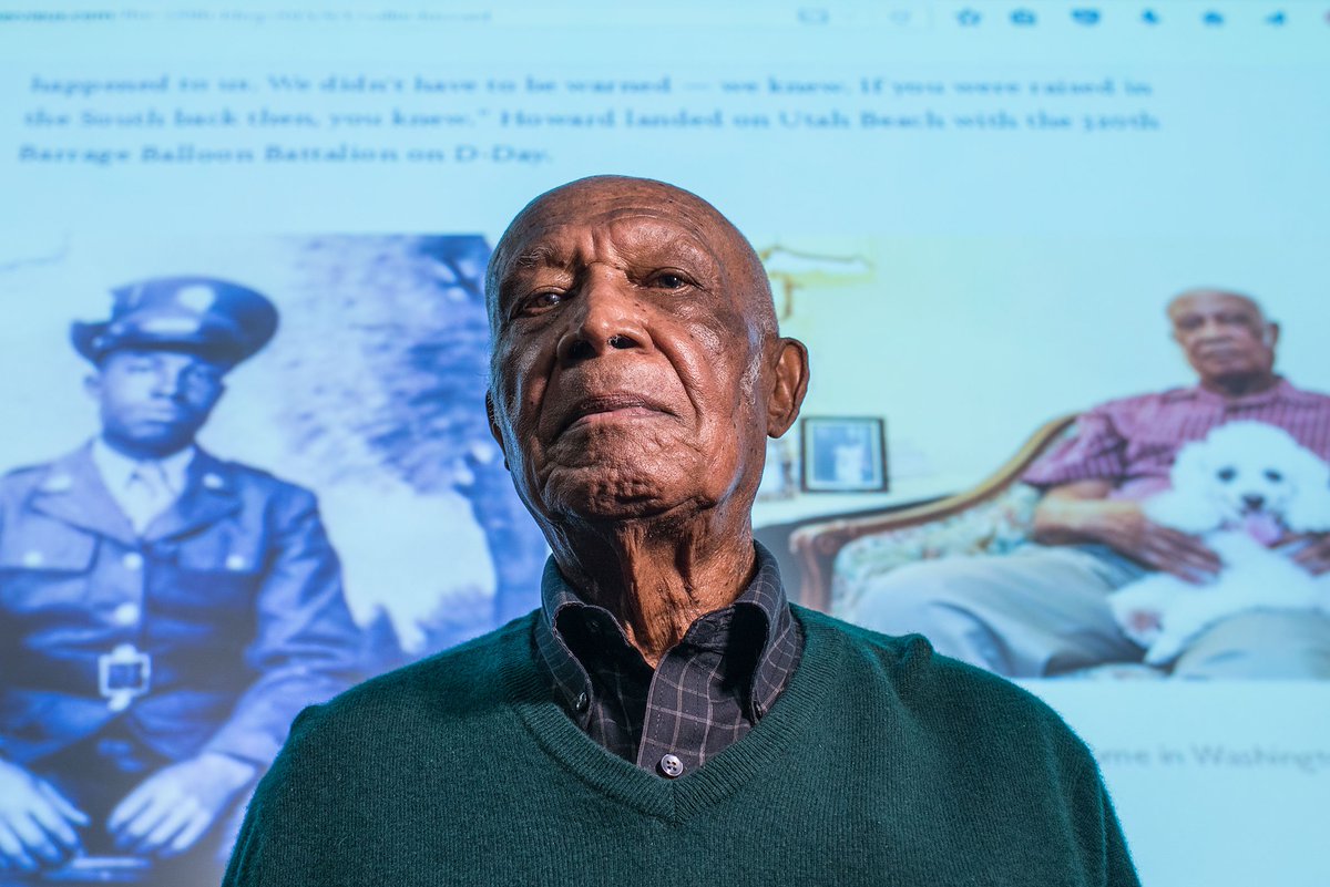 lindahervieux's tweet photo. Love this pic of #320th vet Willie Howard from my #newbook #FORGOTTEN about #WW2's black #heroes. #BlackHistory https://t.co/jGIJkLCpFR