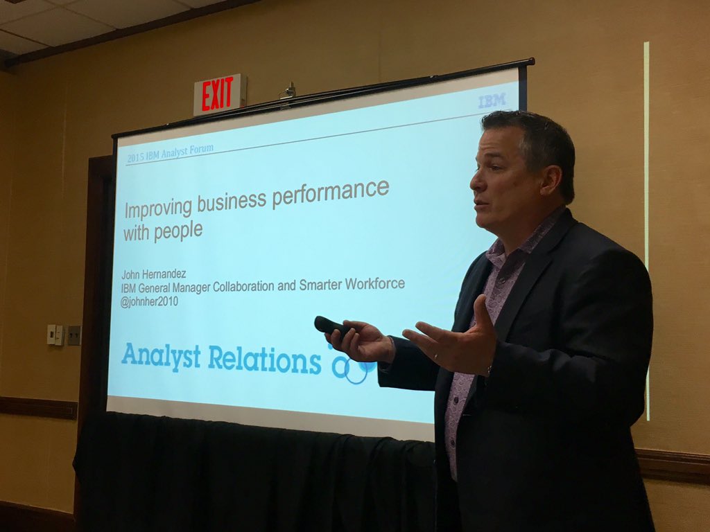 JimLundy's tweet photo. @cisco legend John Hernandez is now at @IBM #social #smarterwork #ibmarforum https://t.co/LJjGONct97