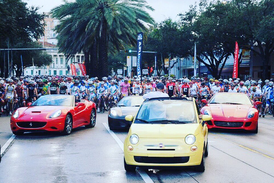 GranFondoMiami's tweet photo. We are set to go! Tomorrow kicks off #GranFondoMiami 2015!!!! 7 am Miracle Mile and Ponce De Leon! See you there! https://t.co/aH6E1wmW8b