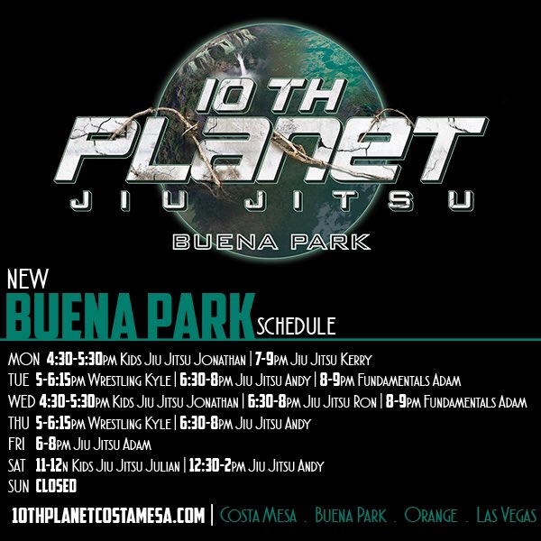 10pbp's tweet photo. New schedule 11/16/15 https://t.co/gNpRoV4VdH