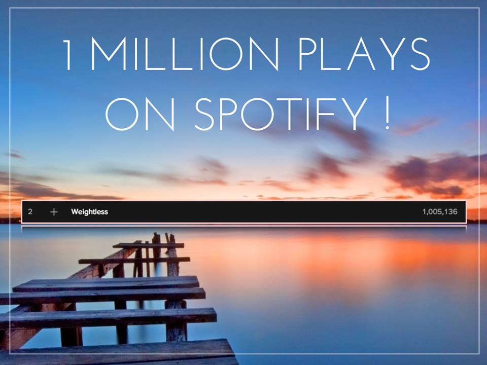 Jawster's tweet photo. Yesterday I reached 1 MILLION Spotify Plays on my collab' with @iameklo, "Weightless" ! https://t.co/PQ4GUvDLof