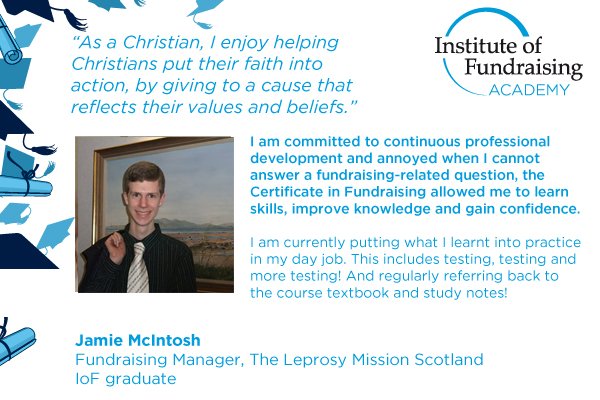 CIOFtweets's tweet photo. Meet #iofgrad @Jamie_McIntosh... who graduated with a Certificate in Fundraising! #professionsweek https://t.co/ZtebKM0VBd