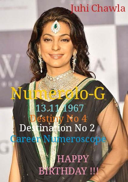 Happy Birthday Juhi Chawla !!! Numerolo-G 