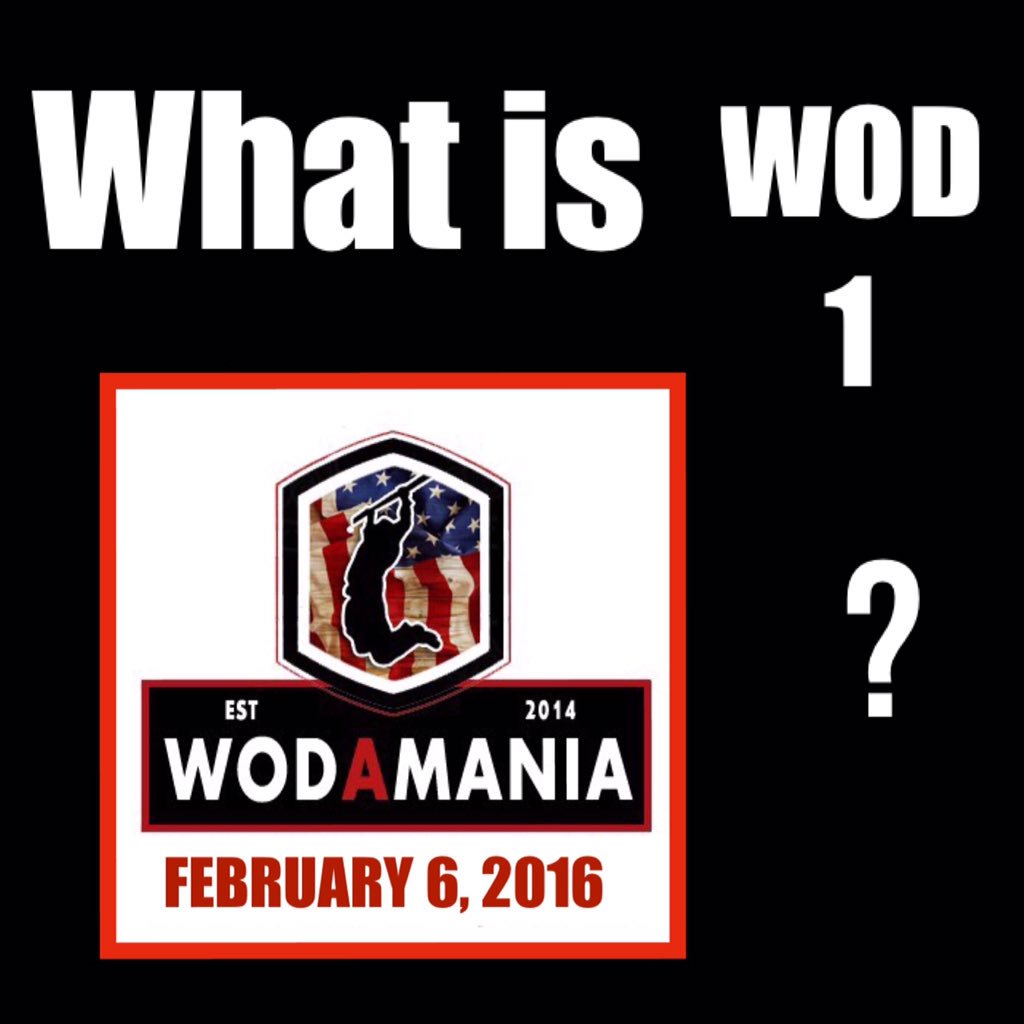 wodamania's tweet photo. #WOD 1 - any guesses? Register @wodamania.com by 11/22 and you'll find out THREE DAYS before everyone else. https://t.co/33DLtdblwO