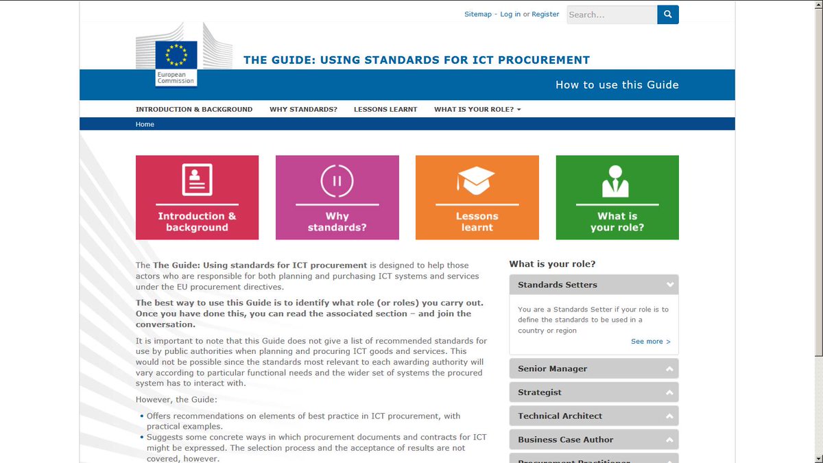 Open_ICT_Proc's tweet image. #ictproc2015 Have u read the EC Guide for the procurement of ICT on the basis of standards? bit.ly/1dNpego