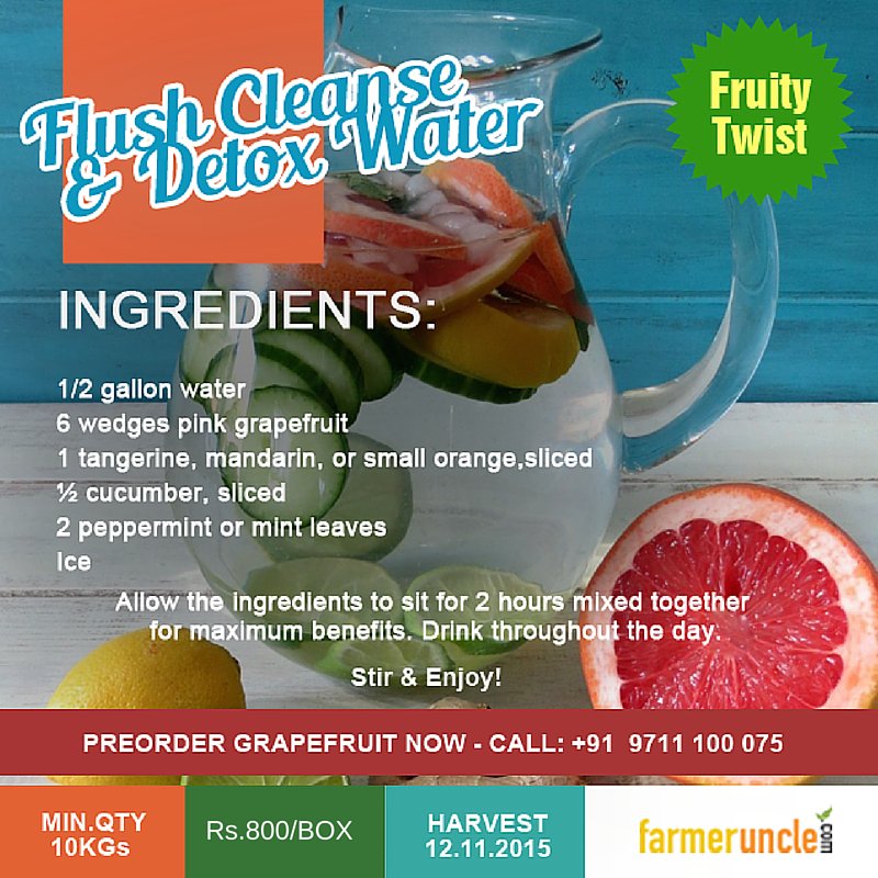 farmer_uncle's tweet photo. Detox with healthy homemade remedy.
To order grapefruit SMS or WhatsApp +91 97111-00075
#healthy #detox #grapefruit https://t.co/FHoHlwqzNE