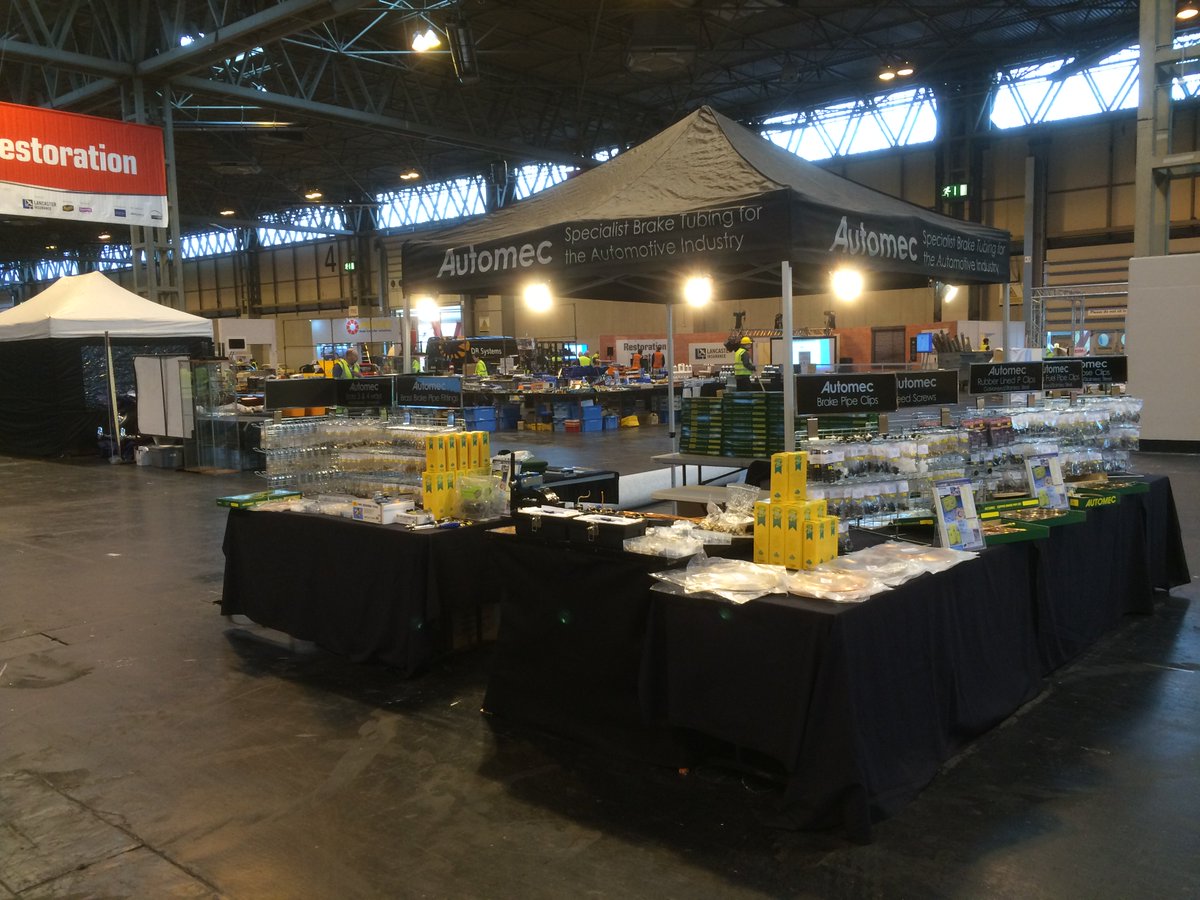AutomecOnline's tweet photo. Jon has loads of #classiccar #bits @NEC @ClassicMotorNEC today https://t.co/UafH8SjLjn