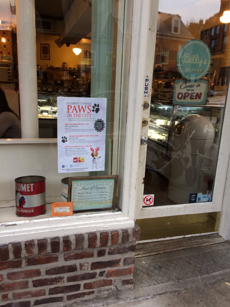 Big ❤️ to <a href="/billysbakerynyc/">Billy's Bakery</a> for your yummy support #pawsinthecity