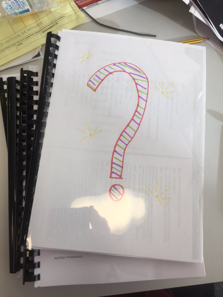 NoFilterPro's tweet photo. Scripts printed/Rehearsals Underway/We'll be announcing our Feb 2016 (mini)-tour VERY soon! WATCH THIS SPACE! https://t.co/eUfassF4iL