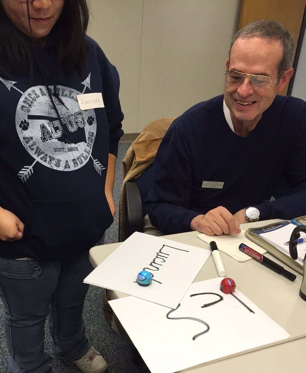 wellssusan's tweet photo. Teachers learn through doing, inquiry-based PD #altuspd #TechTerra #robotics #coding #STEM https://t.co/RrFD0X5yD9