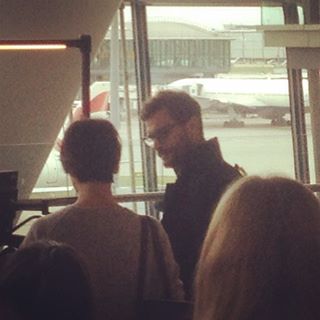 JDornanLife's tweet photo. New Picture of Jamie and Amelia at Heathrow Today https://t.co/fejE8IG32J #helloglasses☺ https://t.co/kvGlSy5Gli