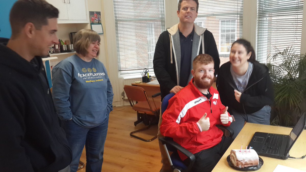 NasiphiKhafu13's tweet photo. New way to look at #FRIDAY13 @peaceplayers #PPINI office.We wish our intern from Boston #QuinLocke a #HappyBirthday https://t.co/QHCaZr5ePI