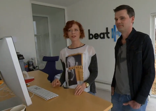 evaskjold's tweet photo. Njål og Linn Dyveke Wilberg bygget opp #Beat, som konkurrerer over hele verden med #Itunes og #Spotify. #bnmøte https://t.co/bahpk7XSiu