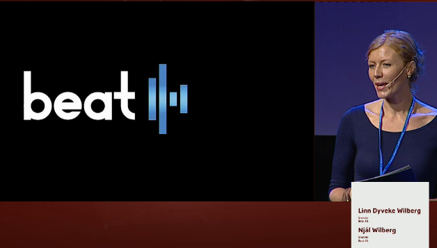 evaskjold's tweet photo. Njål og Linn Dyveke Wilberg bygget opp #Beat, som konkurrerer over hele verden med #Itunes og #Spotify. #bnmøte https://t.co/bahpk7XSiu