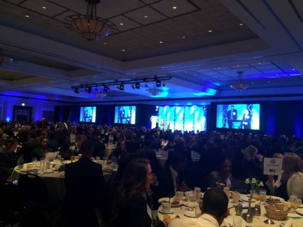 Kicking off the #CIOAwards with a full house!